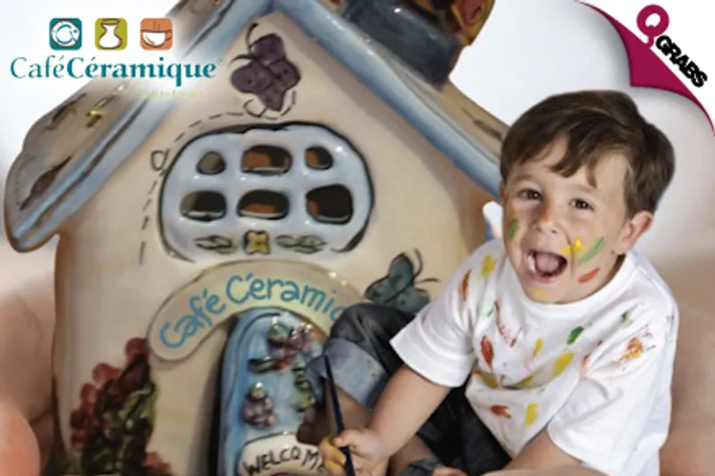 For QR75 explore your artistic side and beautify any ceramic piece (QR150 Value)